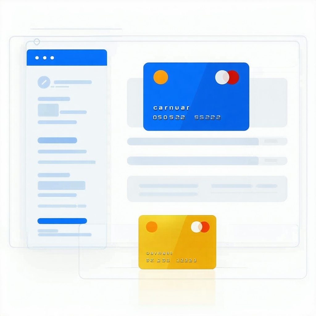 transparent image relevant to multiple payment methods
